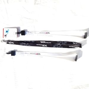 Three Official Nintendo DS Lanyards Collectible